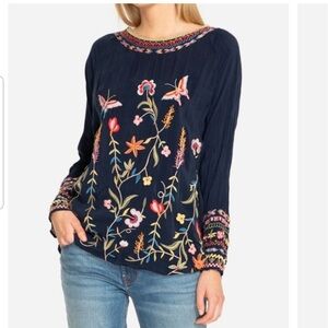 Johnny Was GELLA Blouse Small